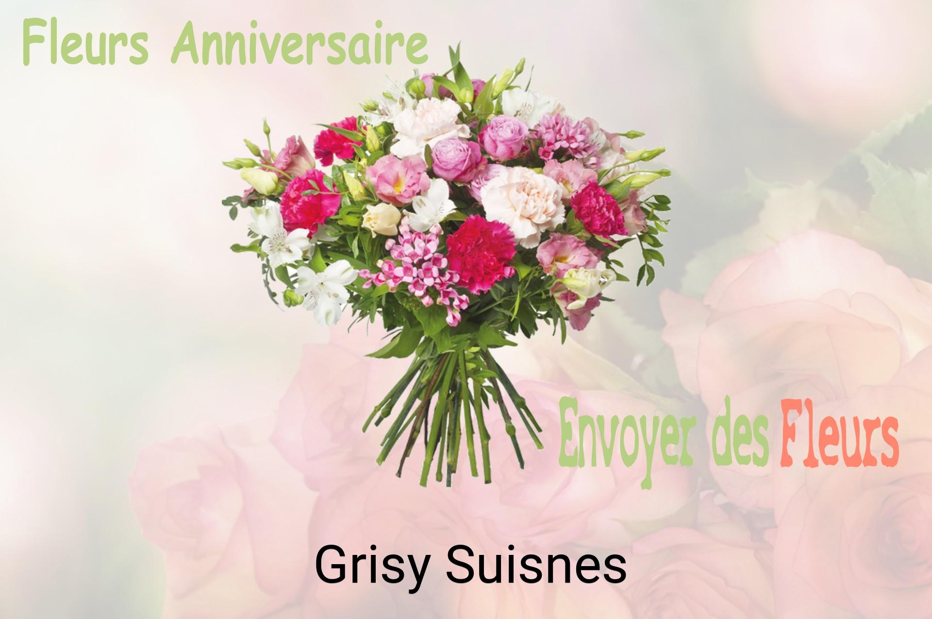 Bouquet de fleurs d’anniversaire livré à Grisy-Suisnes